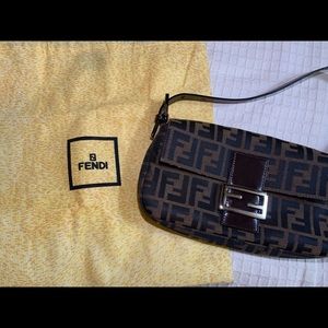 Brown Fendi shoulder bag